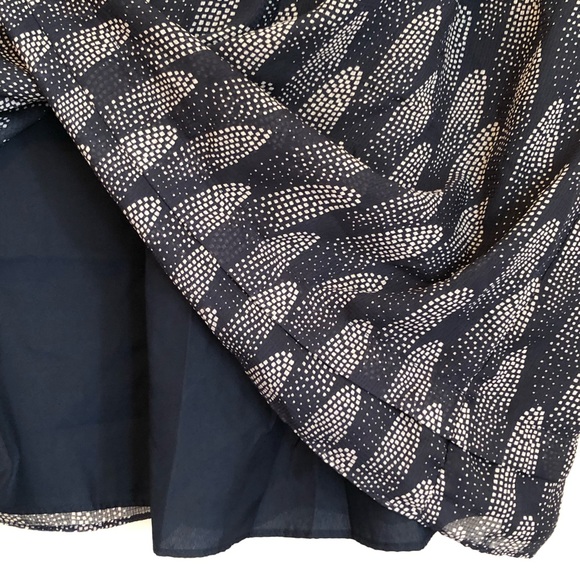 I <3 Ronson Navy Sleeveless Ruffle Front Dress - Picture 7 of 10